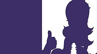 i can't stop watching princess rosalina in this hentai music video