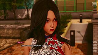 Wanna see this redhead Asian milf in public 3D action?