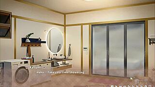 Summer Clover Harem Hentai Game Ep 8 Catches Half Naked With Huge Boner