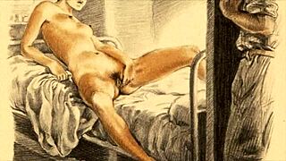 Vintage Erotic Cartoon Art