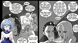 Girls Night Out in Futanari Anime Adventure