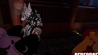 Vrchat Luna Feels Intense Pleasure In Gang Fuck