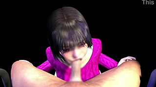 In this 3D anime, the big sister gives clothed blowjobs to the whole family. Watch her make them cum.