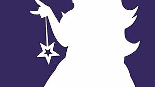 i can't stop watching princess rosalina in this hentai music video