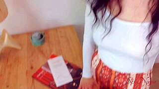 Saleswoman sells tantaly sex doll for big ass creampie!