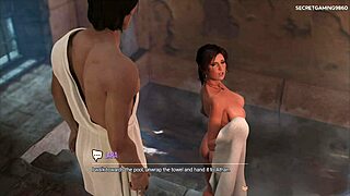 Lara Croft Gets Erotic Massage with Blowjob and Assfucking in 3D Hentai