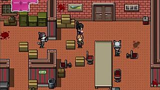 Rebendo Uma Dubla Espanhola De Duas Peitudas - Jogo Hentai - Zombies Retreat - Parte 12