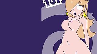 i can't stop watching princess rosalina in this hentai music video