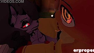 Vrchat Luna Feels Intense Pleasure In Gang Fuck