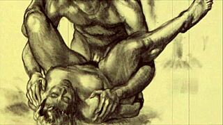 Vintage Erotic Cartoon Art