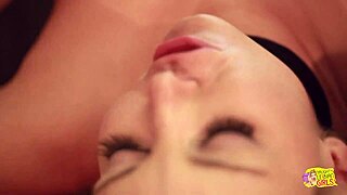 Super Sexy Gay Girls, Blonde And Brunette, Kiss And Eat Each Other's Pink Tacos After Ballet Class