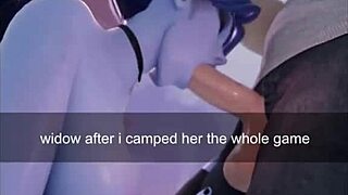 overwatch widowmaker anal sex and masturbation compilation