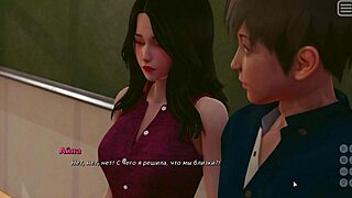 Wanna see this redhead Asian milf in public 3D action?