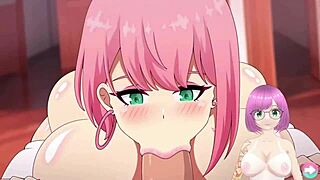 i'm zoey, horny with my roommates in this anime game