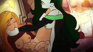 just saw kim possible and shego futa action, total cartoon hentai vibe!