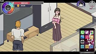 Hentai game NTRaholic shows Alice whoring out while wife gets pounded before husband in part 5.