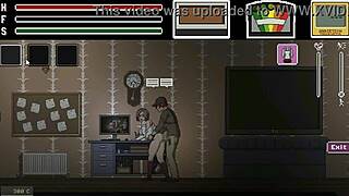 MAN HAVING SEX WITH PRETTY LADY IN LUSTFUL SPIRIT HUNT RYONA HENTAI GAME.