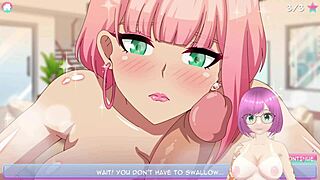 i'm zoey, horny with my roommates in this anime game