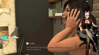 In croft adventures ep 14, the sexy cosplayer bathes and plays seductively