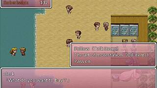 Sana V1.5 NTR Game Part 3: Lactating Tits On Beach