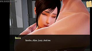 3D anime milf with big tits and ass in homemade family scene