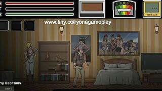 MAN HAVING SEX WITH PRETTY LADY IN LUSTFUL SPIRIT HUNT RYONA HENTAI GAME.