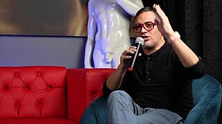 sara blonde fucks huge cock fan while husband watches