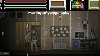 MAN HAVING SEX WITH PRETTY LADY IN LUSTFUL SPIRIT HUNT RYONA HENTAI GAME.