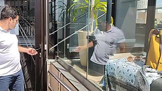 Yuri Gaucho, what are you doing having sex on the pool this summer day?