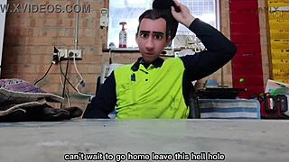 man, life sucks at work, but escaping into foot fetish dreams with gay daddy helps.