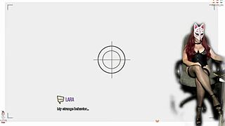 In croft adventures ep 14, the sexy cosplayer bathes and plays seductively