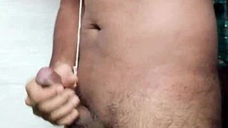 i can't resist masturbating my big indian desi cock