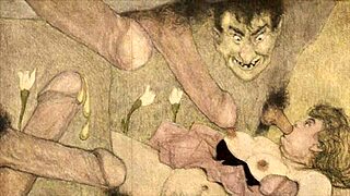 Vintage Erotic Drawings with Retro Artistic Flair