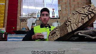 man, life sucks at work, but escaping into foot fetish dreams with gay daddy helps.