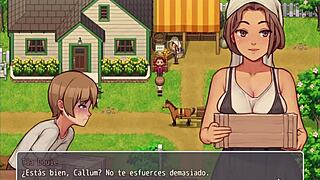 Hentai game daily life of my countryside -español- part 12 instructor gives blowjob and fairy's huge ass