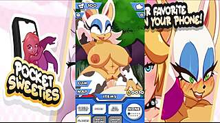 Pocket sweeties rouge, game anime hentai.