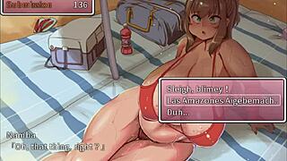 Sana V1.5 NTR Game Part 3: Lactating Tits On Beach