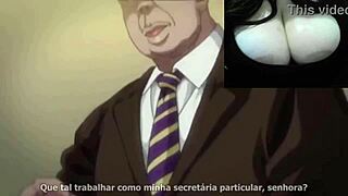 curvy cosplay girl with big nipples gets pov hentai sex