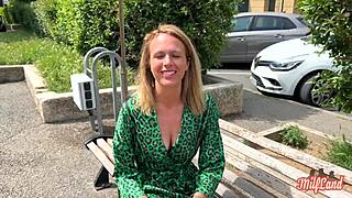 Julie Blonde Coquine Fulfills Wild Group Fantasy