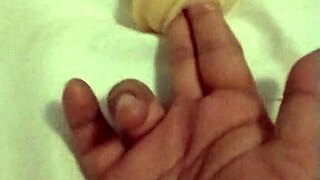 i'm playin with this artificial pussy, feelin so good