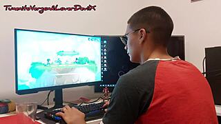 Uh, gamer with huge cock and horny friend wanting sex, ya know!