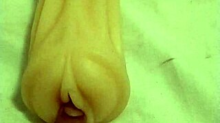 i'm playin with this artificial pussy, feelin so good