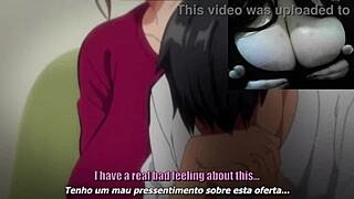 curvy cosplay girl with big nipples gets pov hentai sex