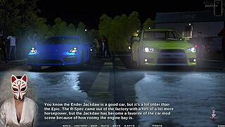 race of life episode with boobs and anime action