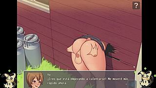 hentai game countryside daily life accident leads to lesbian ass scene