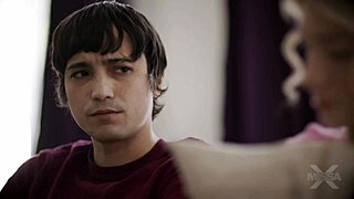 Melody Marks uses words in bold doggystyle blowjob and cum scene