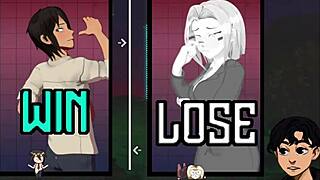 Under contract animation, the loser feels intense pleasure as fucked by the winner