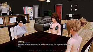 in harem hotel, anime characters explore hentai adventures