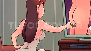 watching forbidden porn with hot young girl?