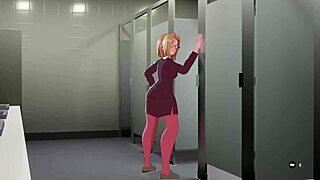 Under contract animation, the loser feels intense pleasure as fucked by the winner